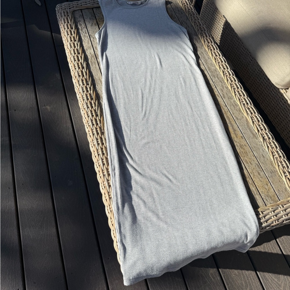 Athleta Gray Maxi Dress